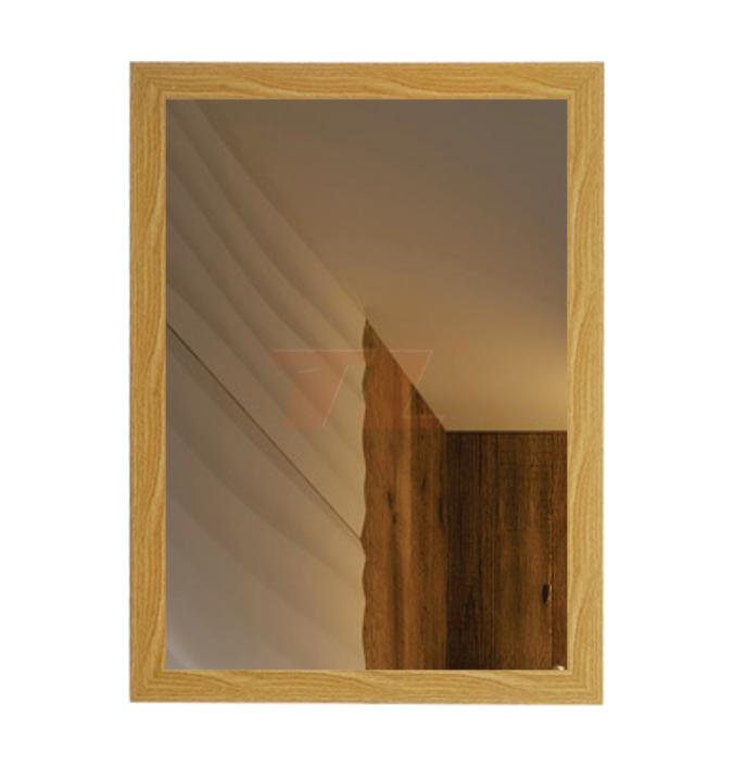 Gương soi khung nhựa vân gỗ  cao cấp K-118