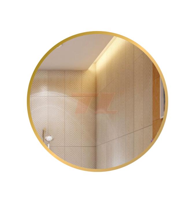 Gương soi viền vàng K-136